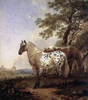 Nicolaes Berchem : Horses